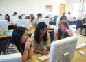 Look at how much fun they're having learning statistics.