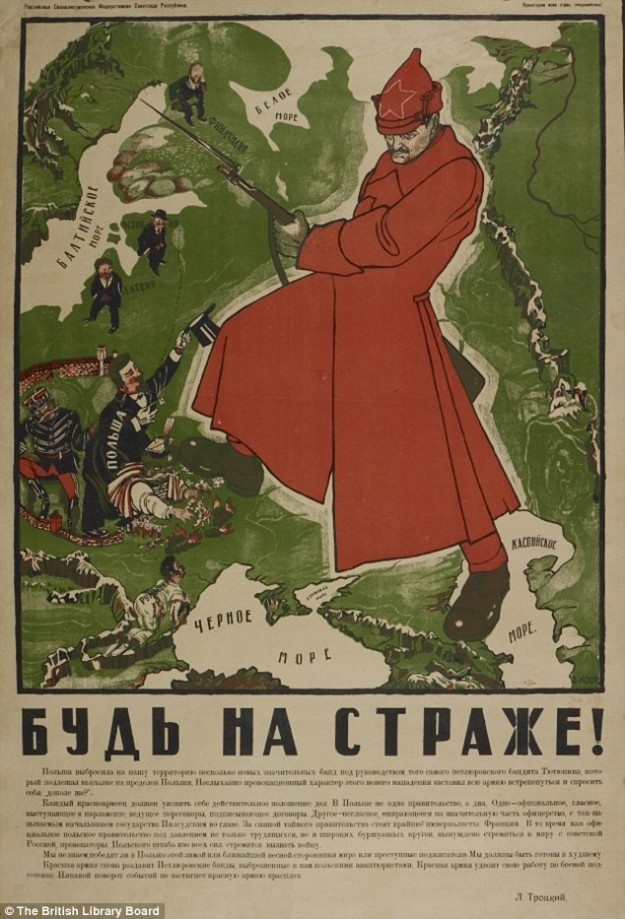 Be on guard russian map