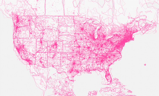 Flickshapes map with polymaps