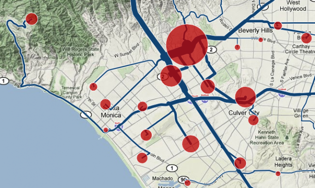 Mapping where people commute from