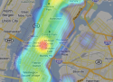 Foursquare heatmap