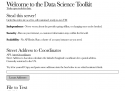 Data Science Toolkit