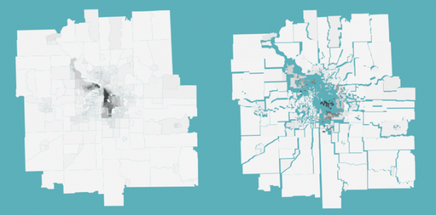 Kansas city divided