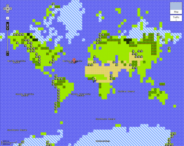 8-bit Google Maps