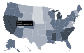 Interactive choropleth map