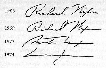 Nixon signature