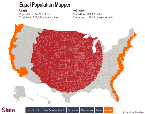 Equal population mapper