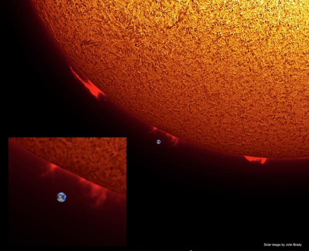 Relative Size Of Astronomy Stuff