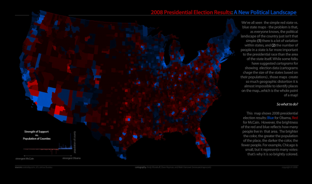 Alternative to Cartograms Using Transparency
