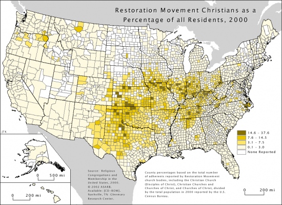 Religious Geography of the United States