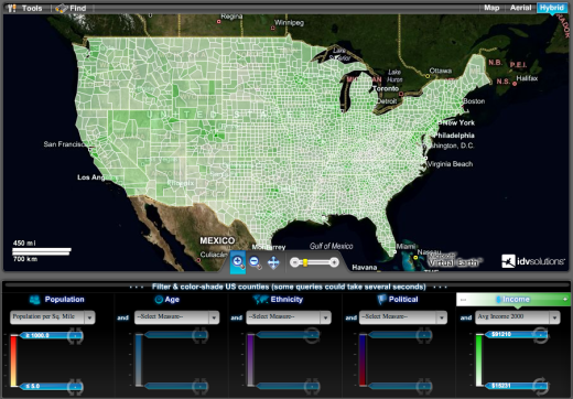US Demographics Visualizer Using Virtual Earth US Demographics Visualizer Using Virtual Earth