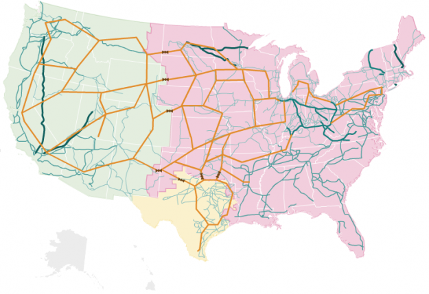 Visualizing the United States Power Grid