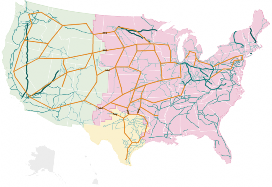 Visualizing the United States Power Grid