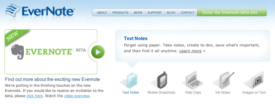 Your Notes, Snapshots, and Memories Accessible From Everywhere – Evernote
