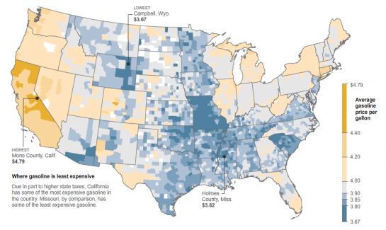 How Much Does Gas Cost Where You Live?