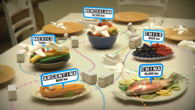 Animated Infographics for the Eat Local, Eat Real Campaign