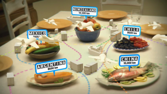 Animated Infographics for the Eat Local, Eat Real Campaign