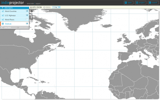 Indieprojector Makes it Easy to Map Your Geographical Data