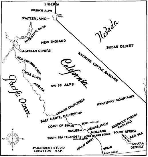 Fake filming locations of Paramount Studios