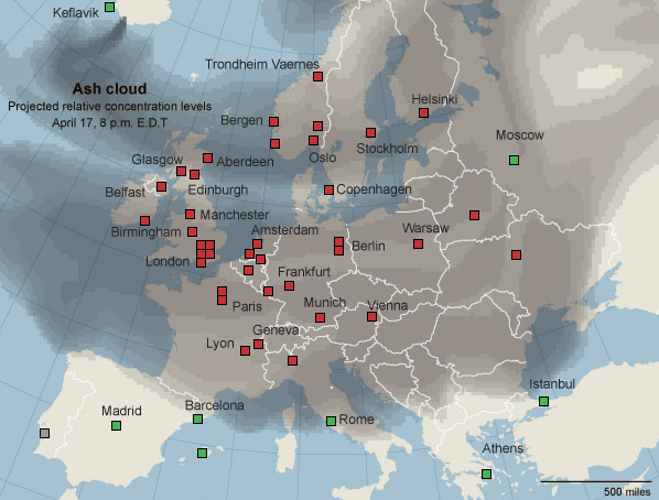 The Ash Cloud and Airport Shutdowns
