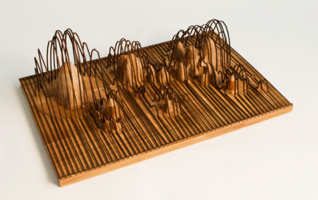 Sculptural Data Visualization – Stock Market and GDP