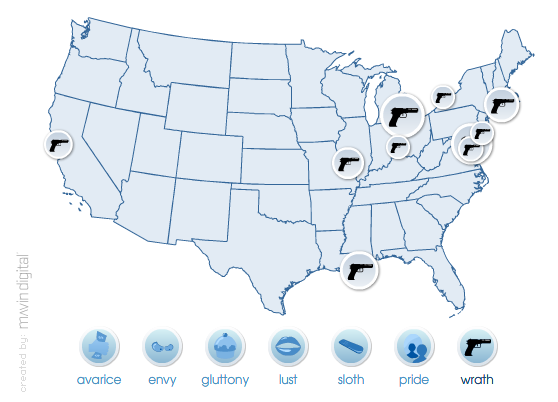 Mapping America’s Most Sinful Cities