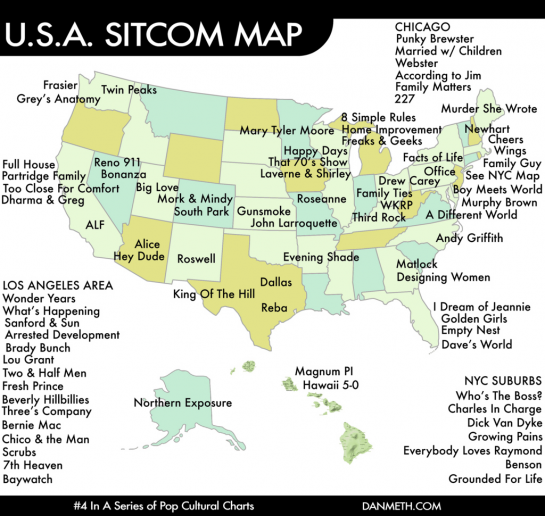 Make This Sitcom Map More Informative