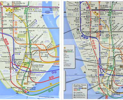 nyc manhattan subway map. The new subway map makes