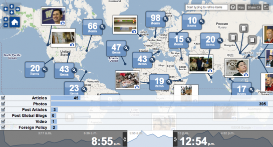 Navigate Articles, Photos, and Video from Around the Globe