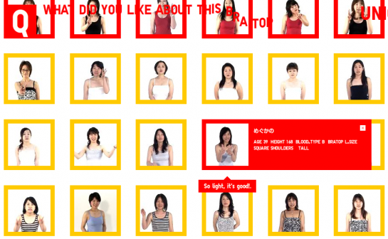 A Bunch of Japanese Women’s Bra Responses