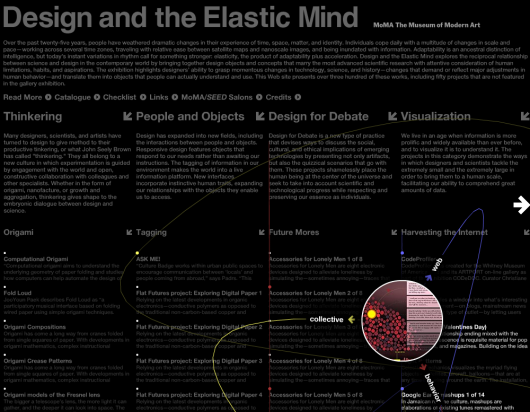 Design and the Elastic Mind Online Exhibition