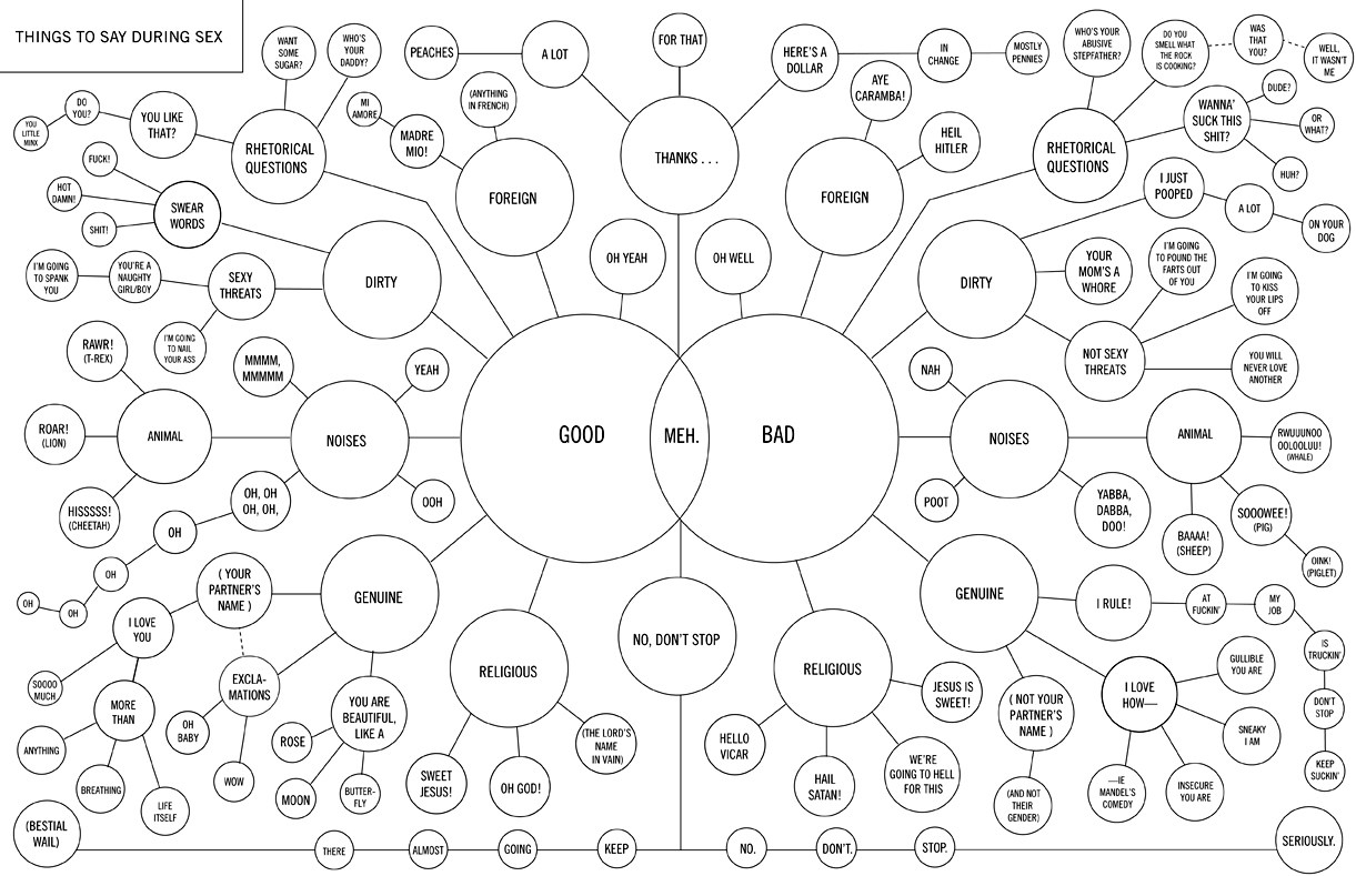 Flowchart Shows You What To Say During Sex Flowingdata 8836