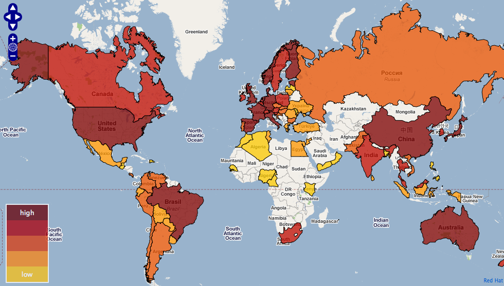 Is Your Country Involved In Open Source? 