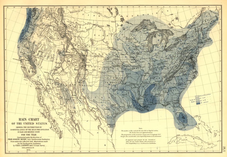 Statistical Atlas from the ninth Census in 1870 | FlowingData