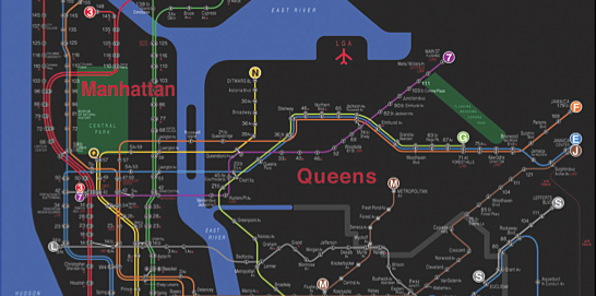 Designing An Easier To Read Nyc Subway Map Flowingdata