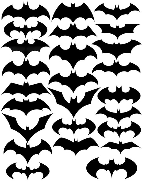 dark knight logo drawings