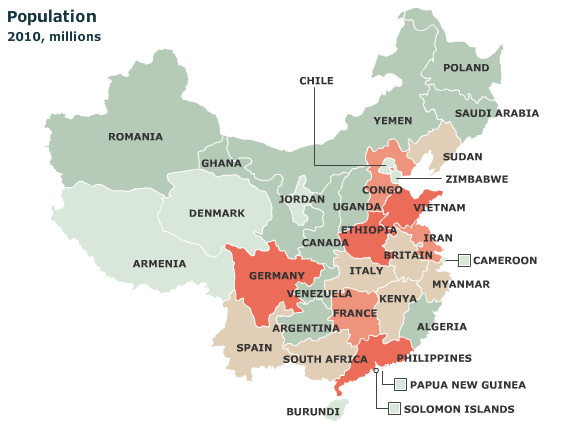 China provinces compared