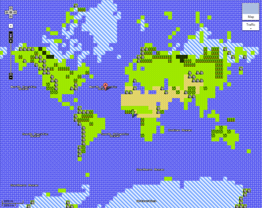 Google Maps Goes 8-Bit - Game Informer