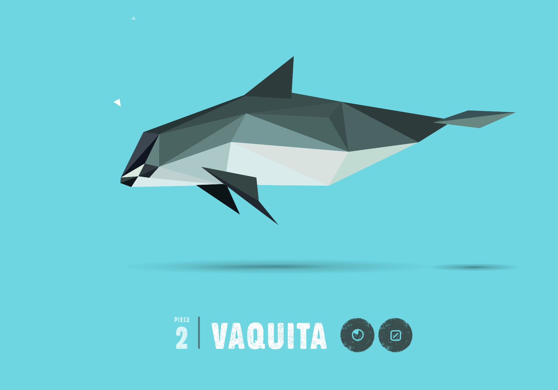 Endangered species depicted with geometric pieces | FlowingData