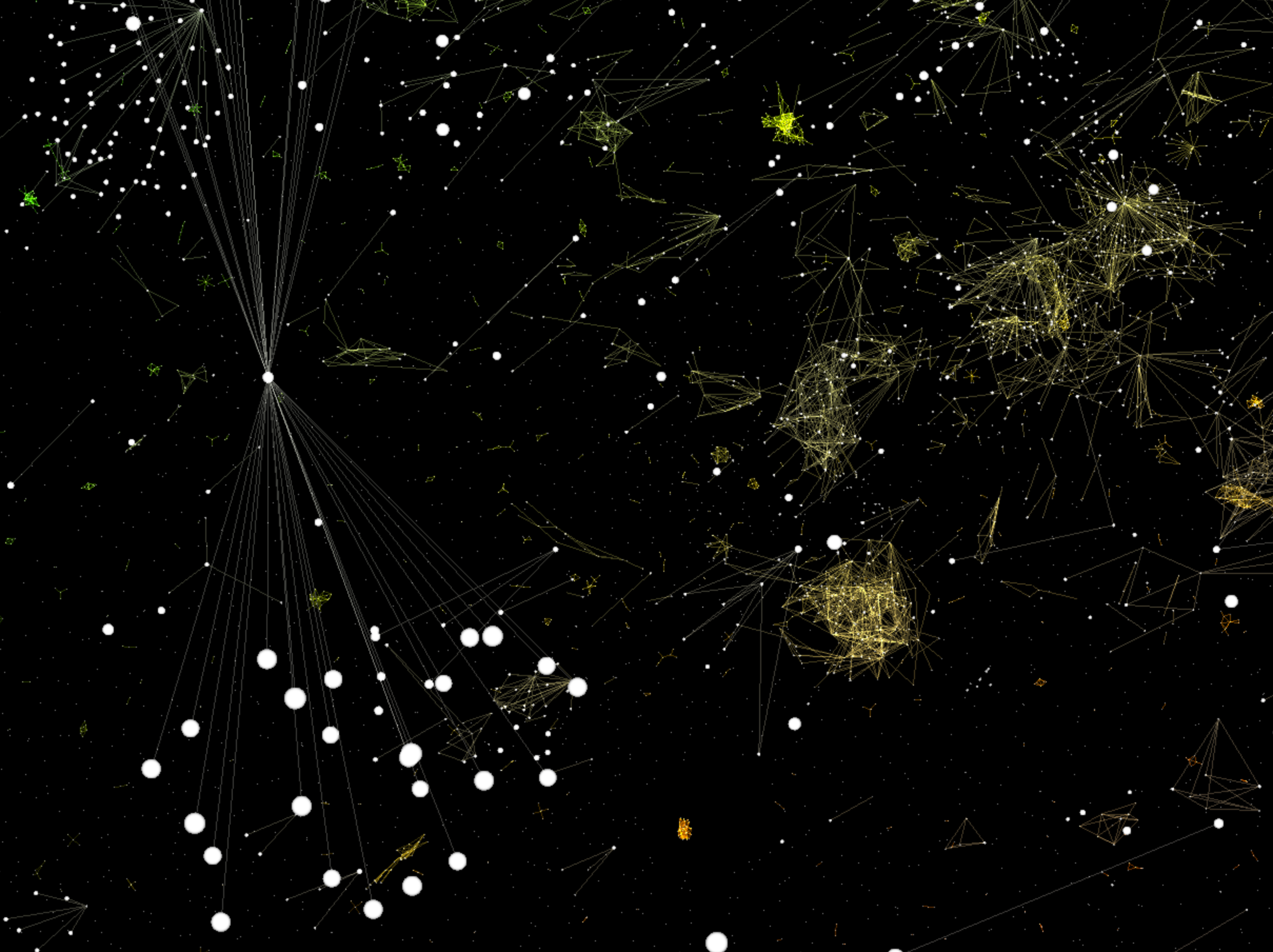 Galaxy Computer Matrix Interactive lets you fly through a software galaxy โ FlowingData