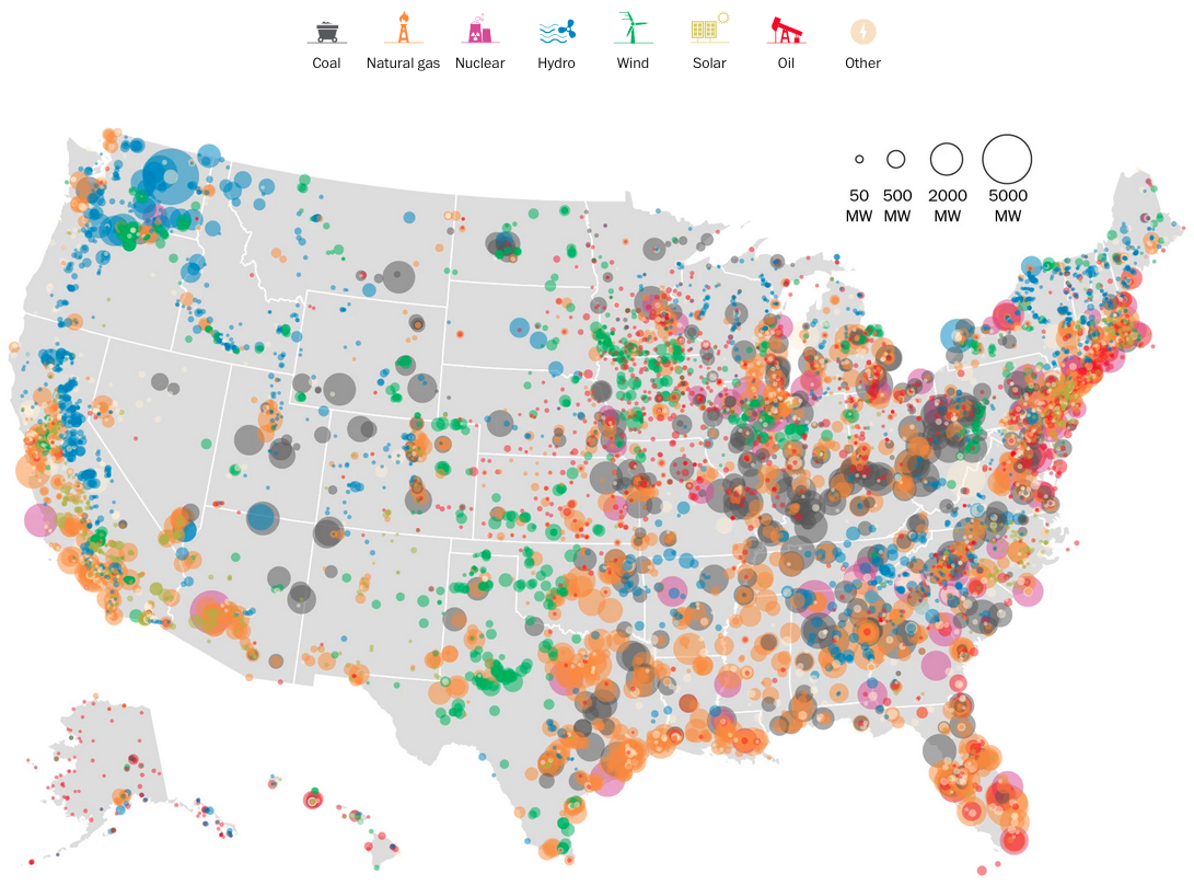 United States electricity map – FlowingData