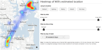 Surveillance selfie with cell phone metadata – FlowingData