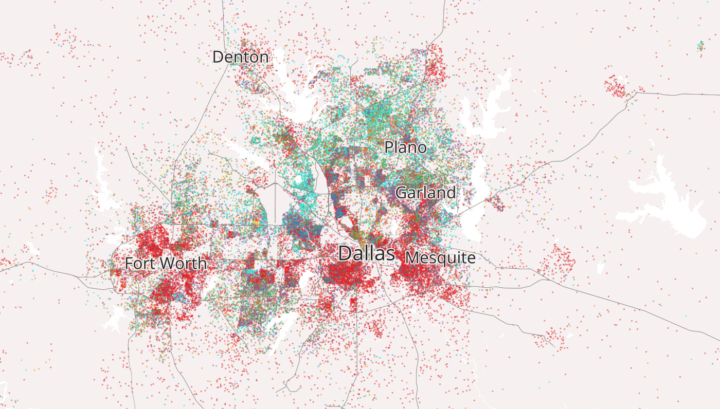Dot Density Map – Chart Types – FlowingData