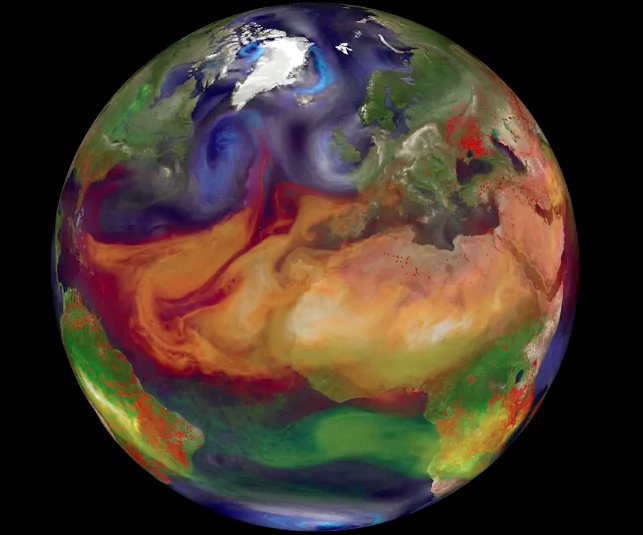 Particles swirling in the atmosphere – FlowingData