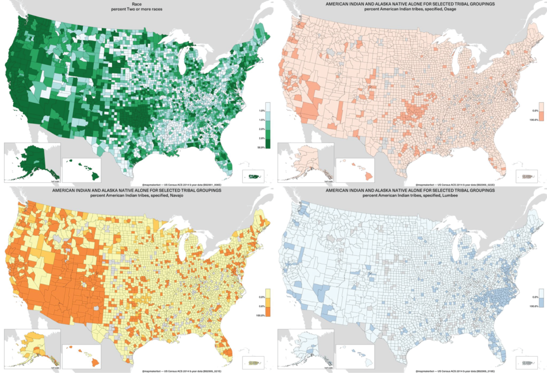 Bot automatically generates maps from American Community Survey data ...