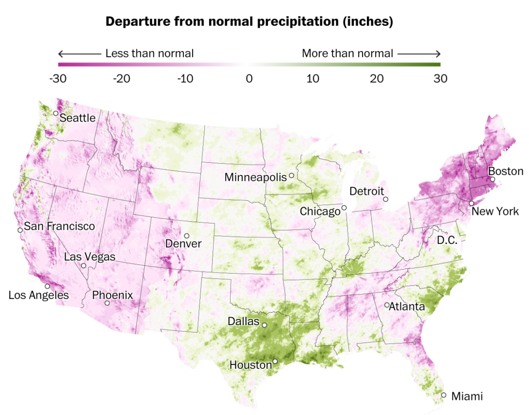 Change in rain, 2016 – FlowingData