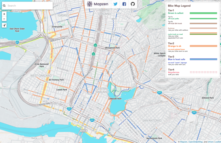 Find A Safe Bike Route With This Map FlowingData
