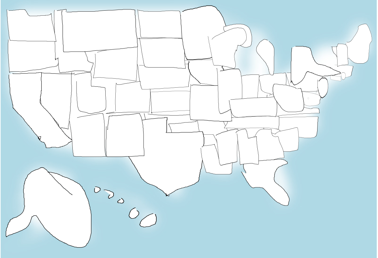 Test how well you can draw the states FlowingData