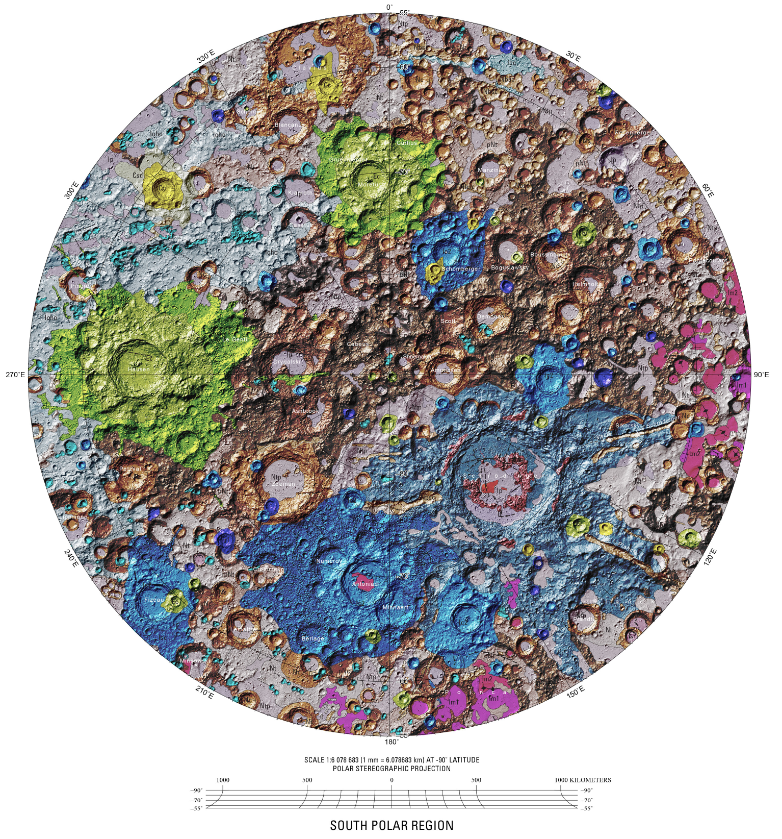 A Unified Geologic Map Of The Moon Lunar Observing An - vrogue.co