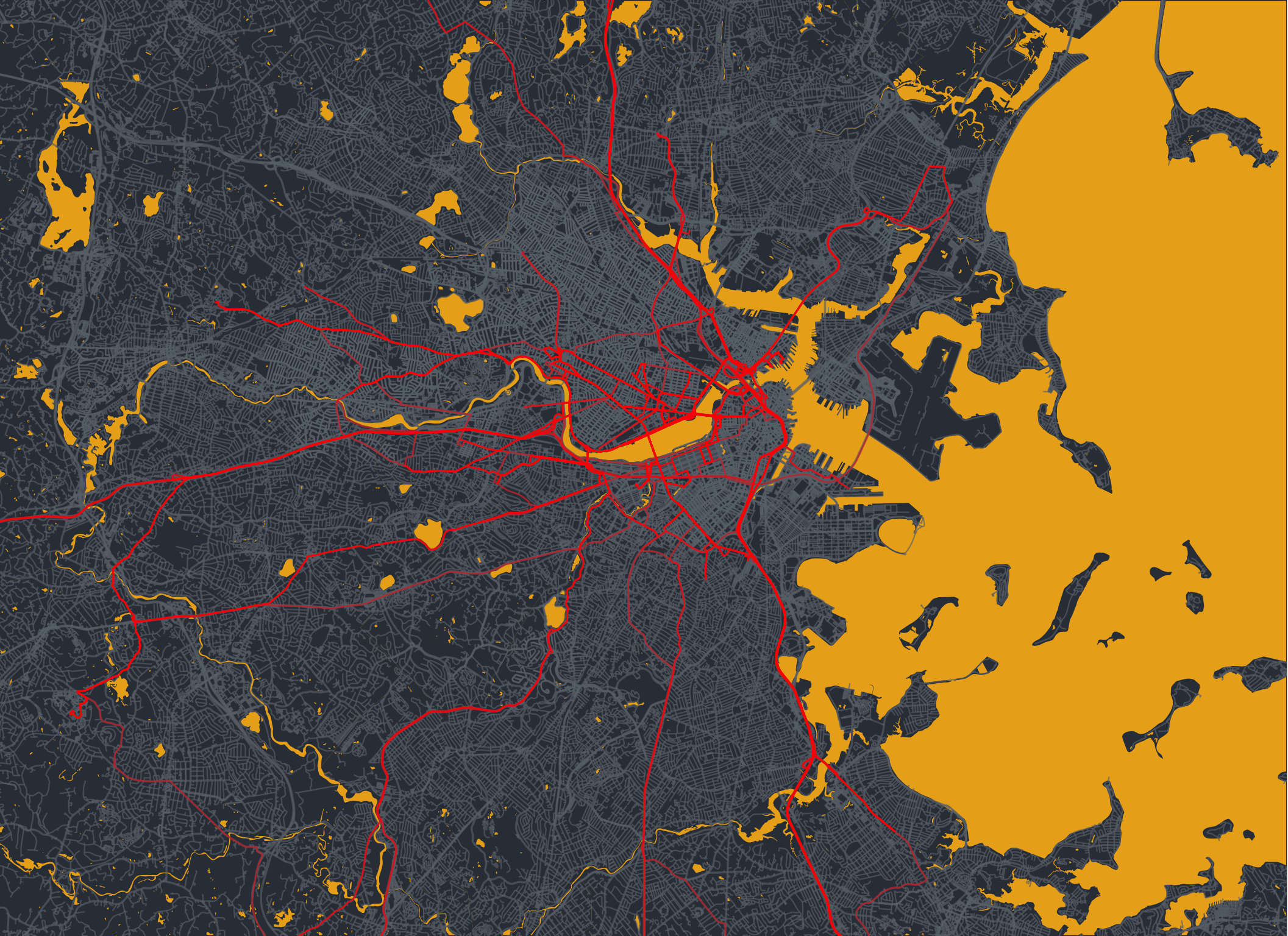 Map Gallery R Making map art in R – FlowingData